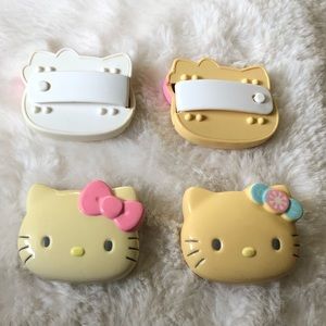 Vintage Hello Kitty Barrettes Rare Two Pairs